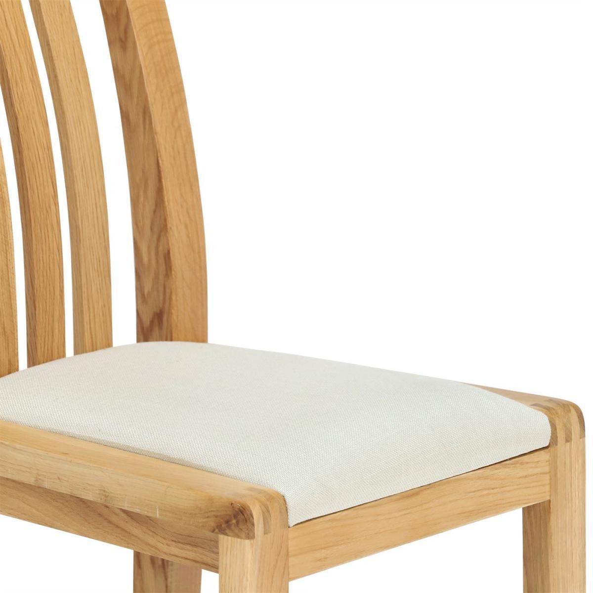 Ercol Bosco Dining Chair - Cream - Oak - W44 x D54 x H98cm - Barker &amp; Stonehouse – image 4