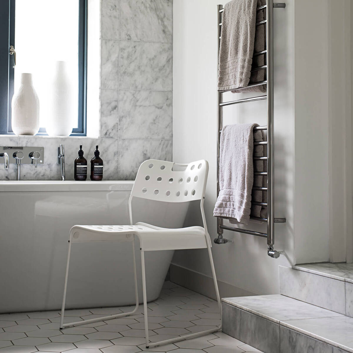 Pure White Omkstak Chair – image 2