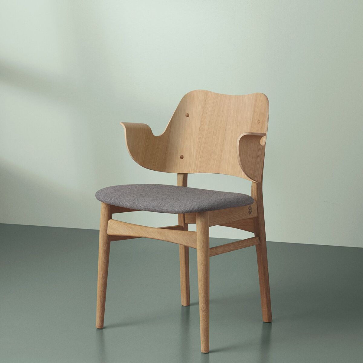 Grey Melange Gesture Dining Chair – image 2