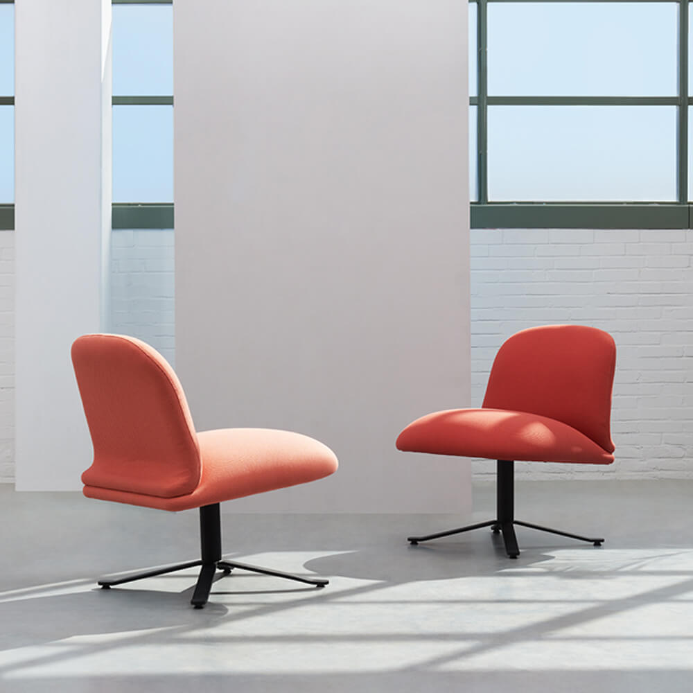 Salmon Orange Optum Chair – image 2