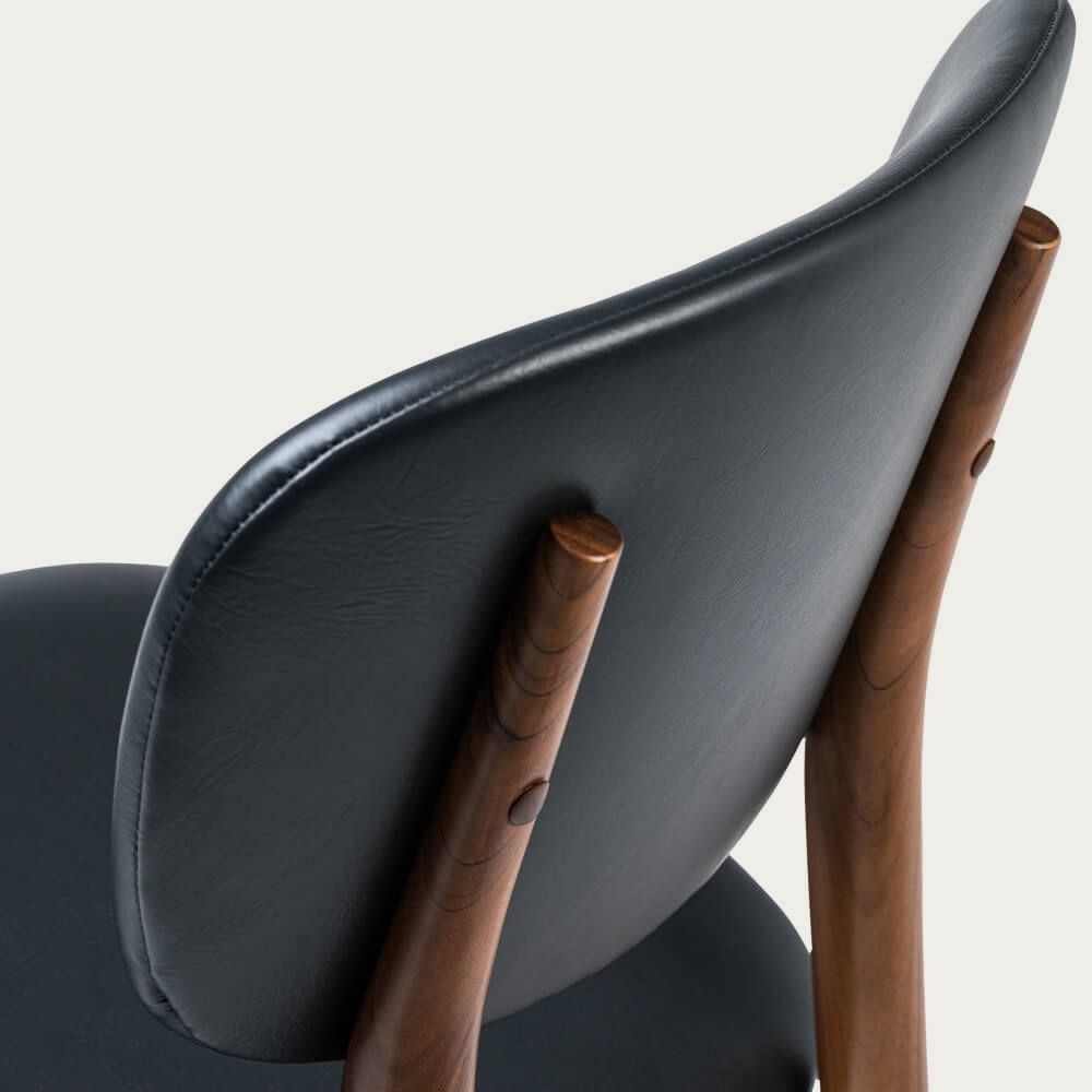 Black/Freijó Wood Behr Chair – image 10