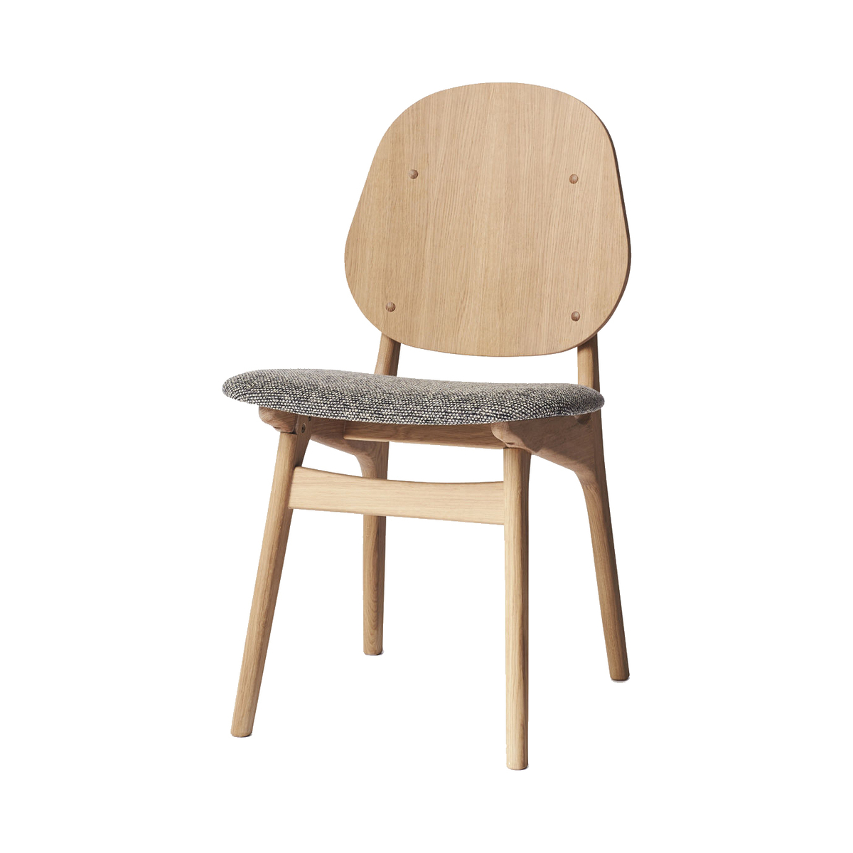 Oak/Graphic Sprinkles Noble Dining Chair – image 1