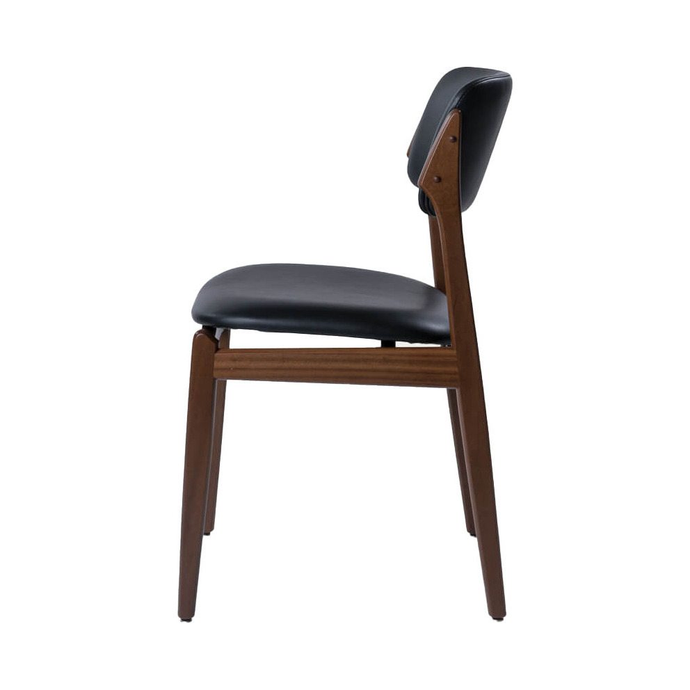 Black/Freijó Wood Forma Chair – image 2
