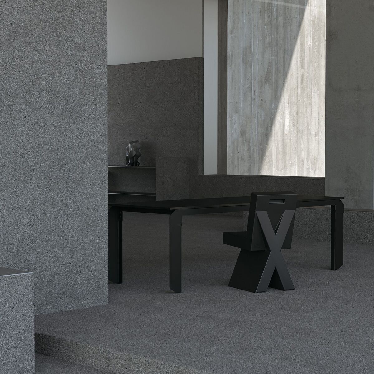 Black X-Chair – image 5