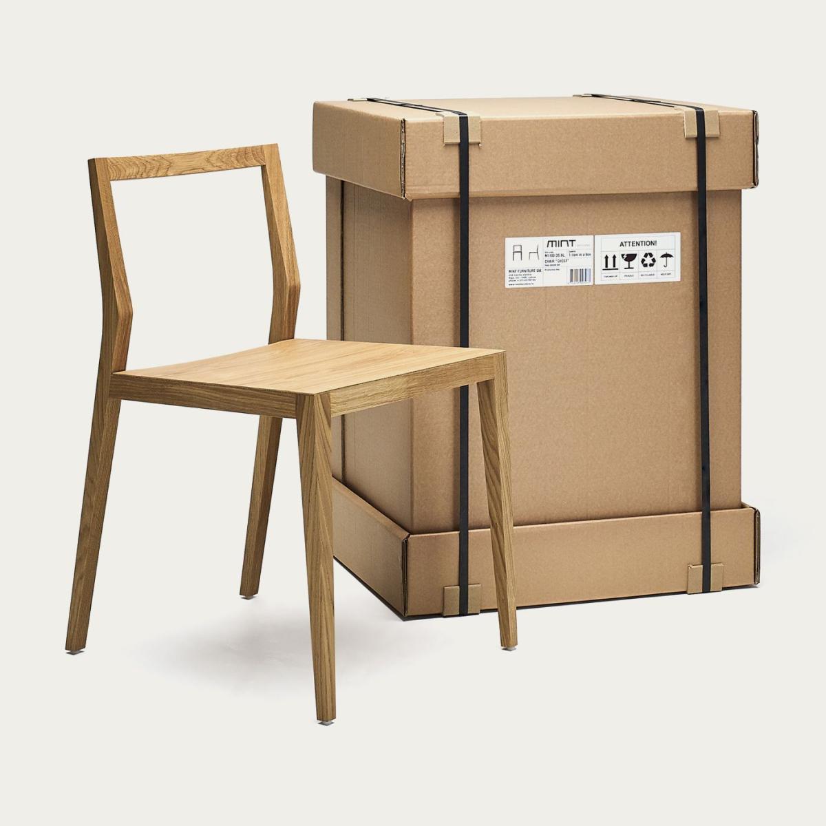 Oak Wood Ghost Chair – image 3