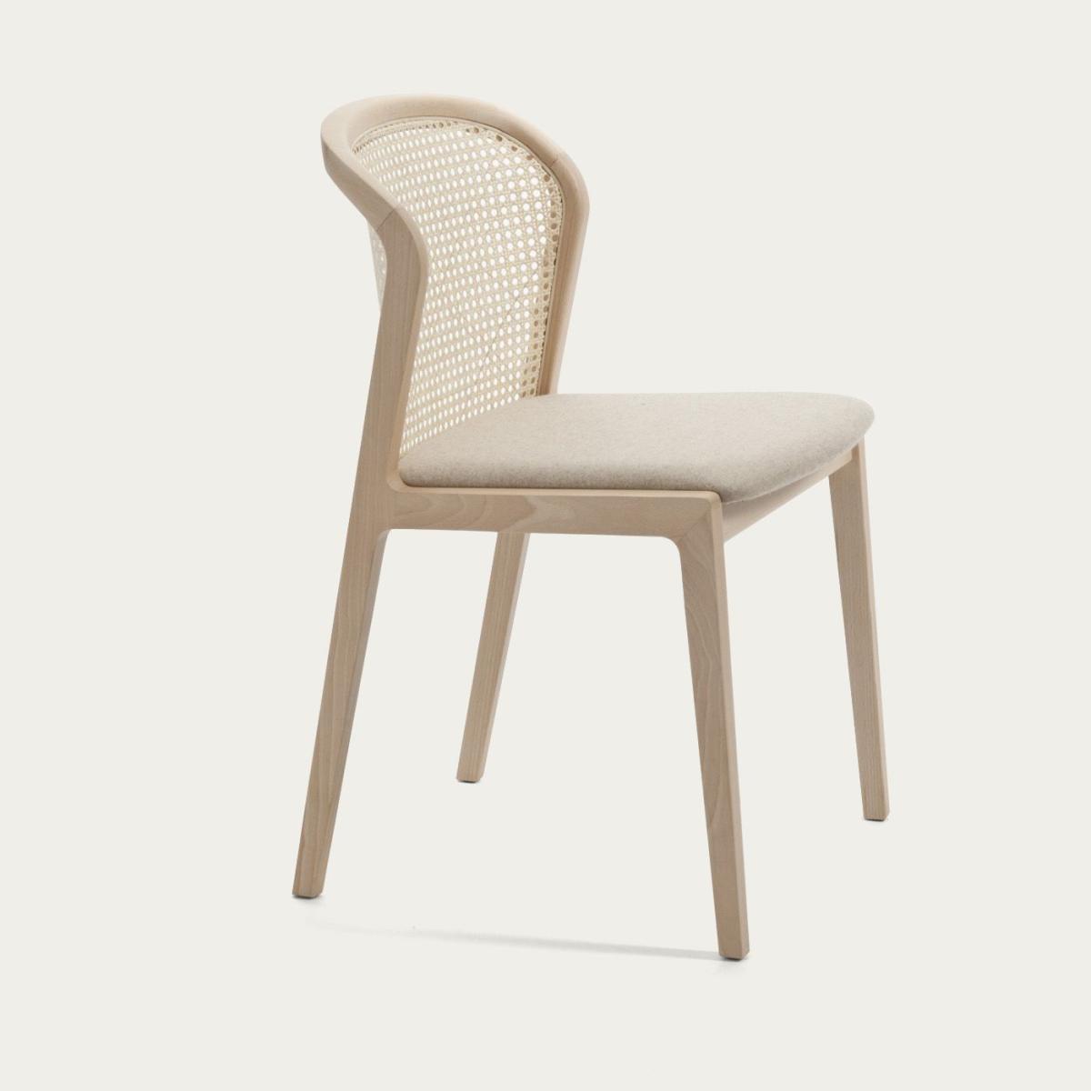 Beige Vienna Chair Naural Wood