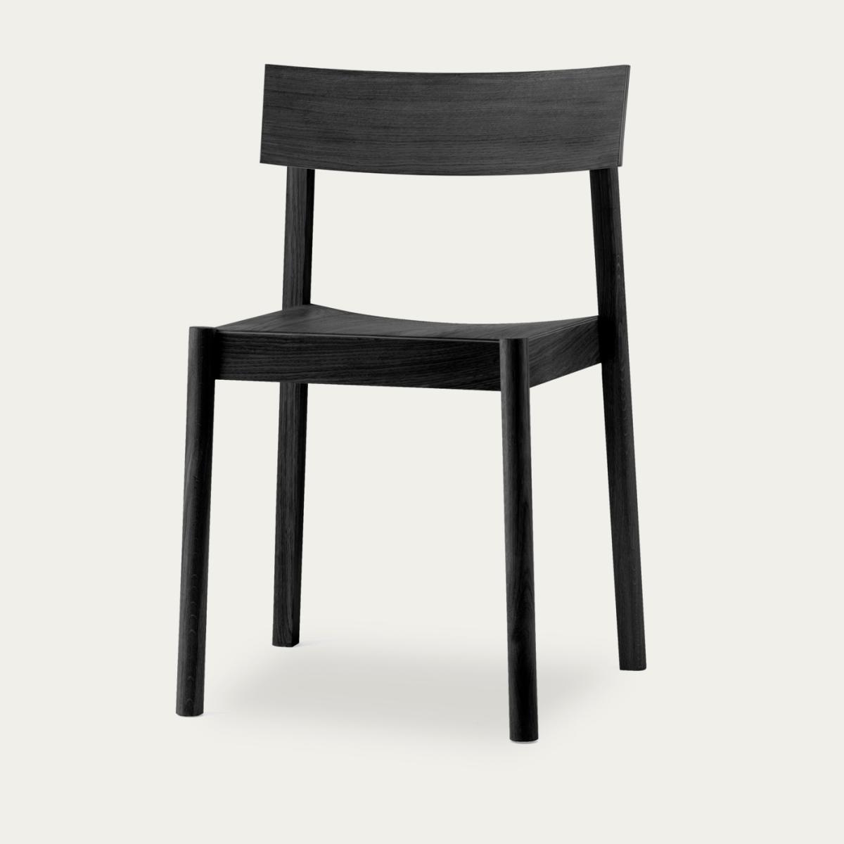Black Paint Citizen Chair with Rectangular Backrest – image 1