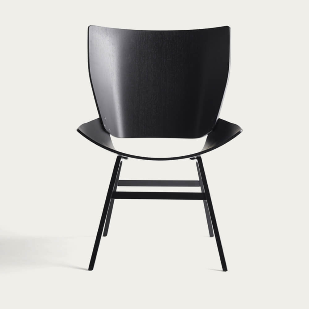 Black Shell Lounge Chair – image 2