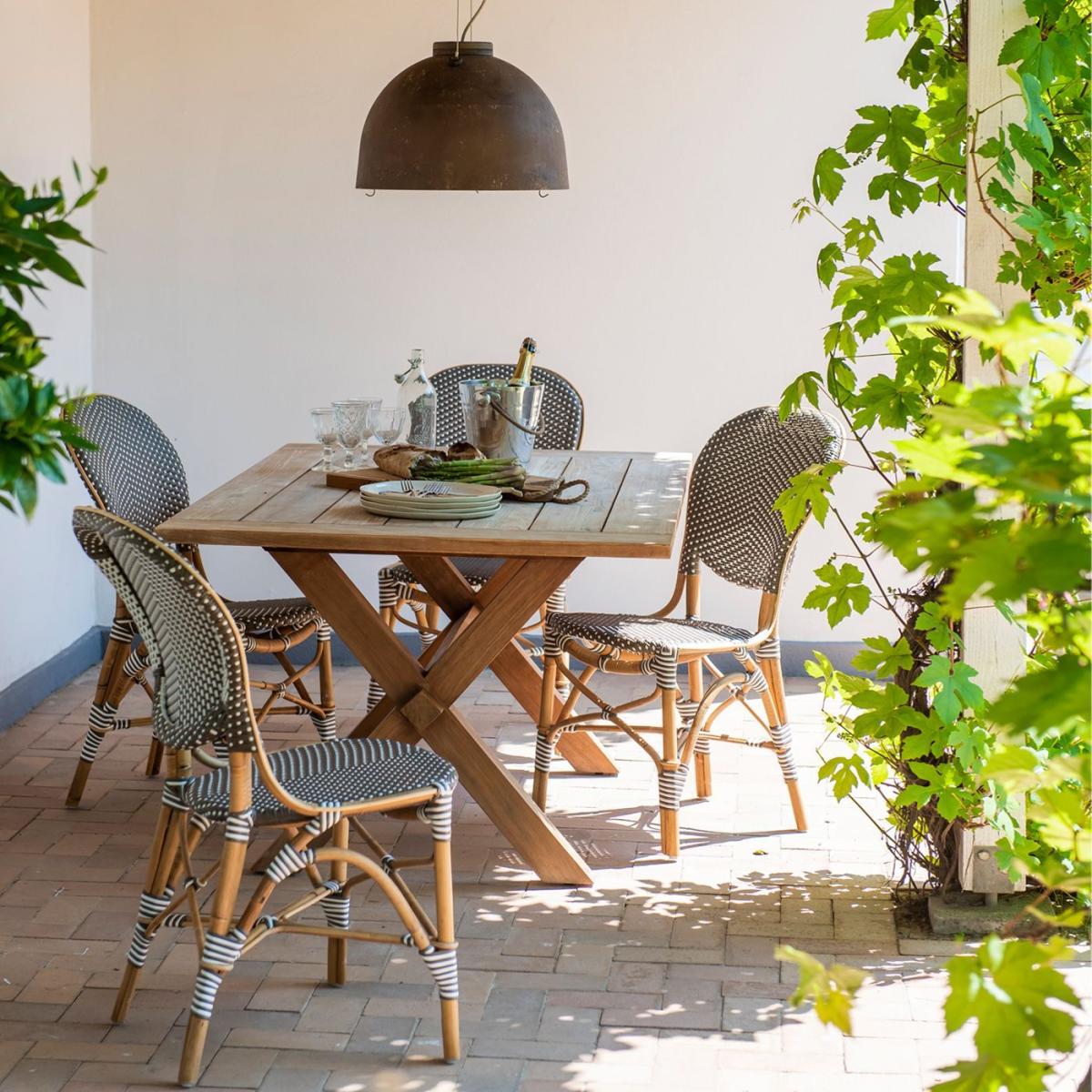 Cappuchino w/White Dot Isabell Dining Chair – image 3
