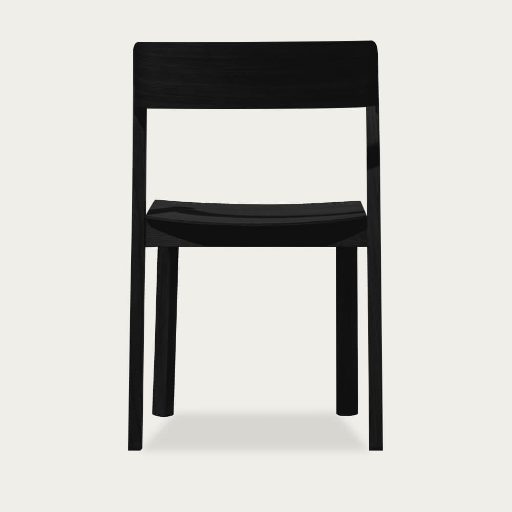Black Merano Wood Chair – image 4