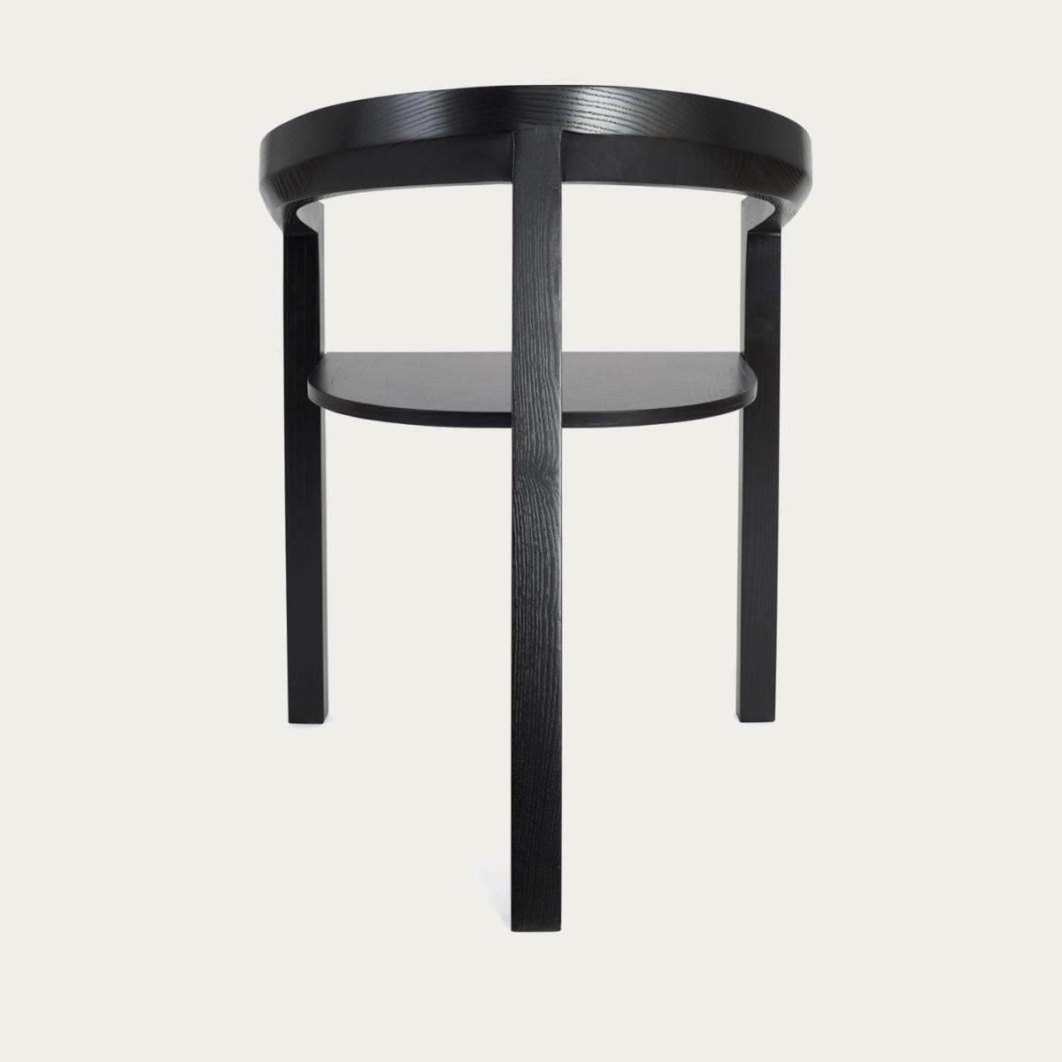 Ash Lacquered Black Icon Dining Chair – image 2