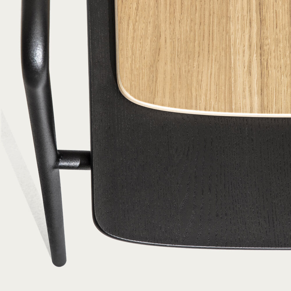 Black Wood Float Chair – image 3
