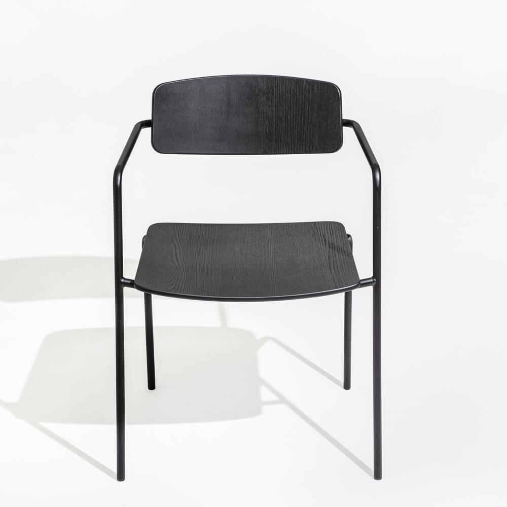Black Wood Float Chair – image 4
