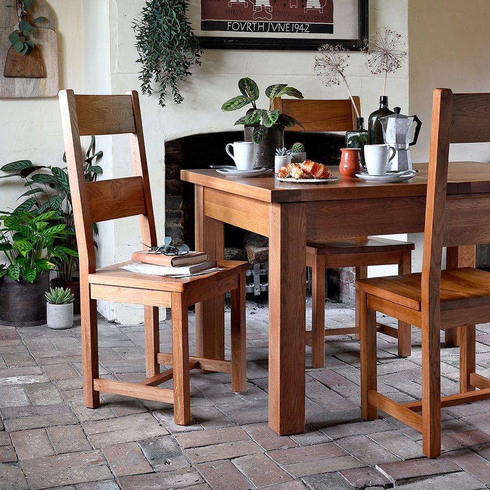 Oakland Ladderback Chair - Wooden Seat Pad – image 2