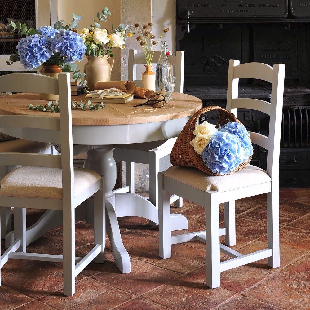 Chester Dove Grey Ladderback Dining Chair – image 7
