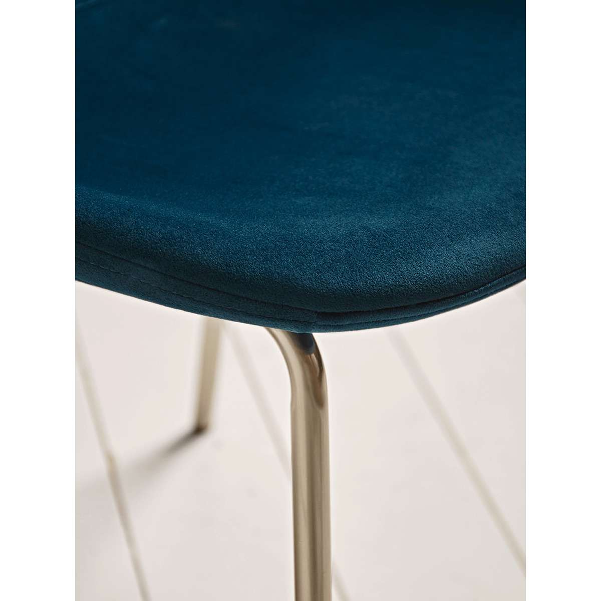 NEW Two Vida Velvet Dining Chairs - Blue – image 4