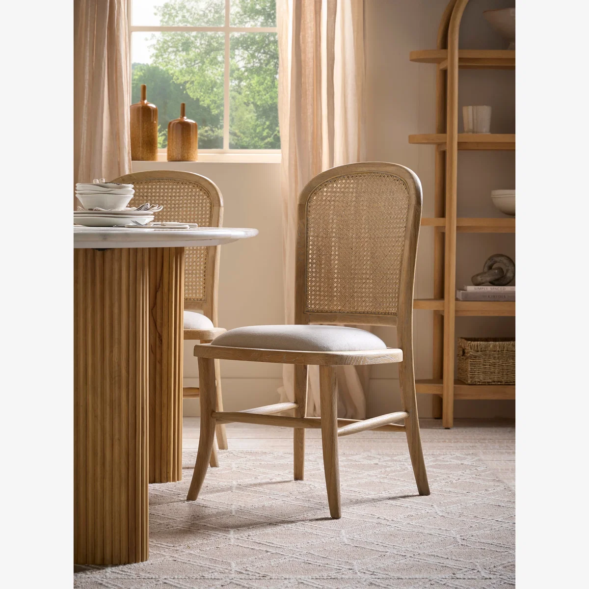 Kiera Wicker Dining Chair - Set of 2 – image 1