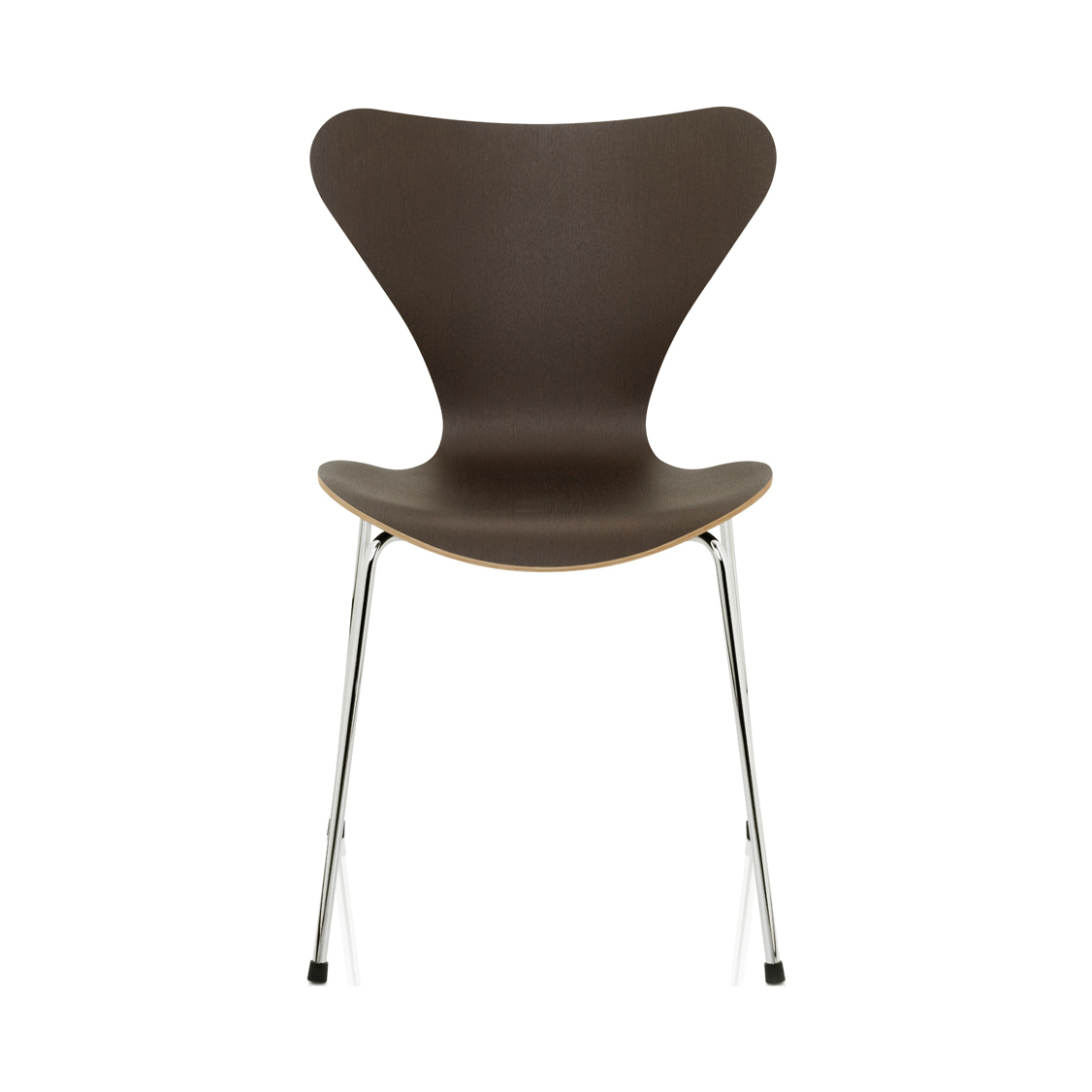 Series 7 3107 Chair Chrome & Dark Stained Oak
