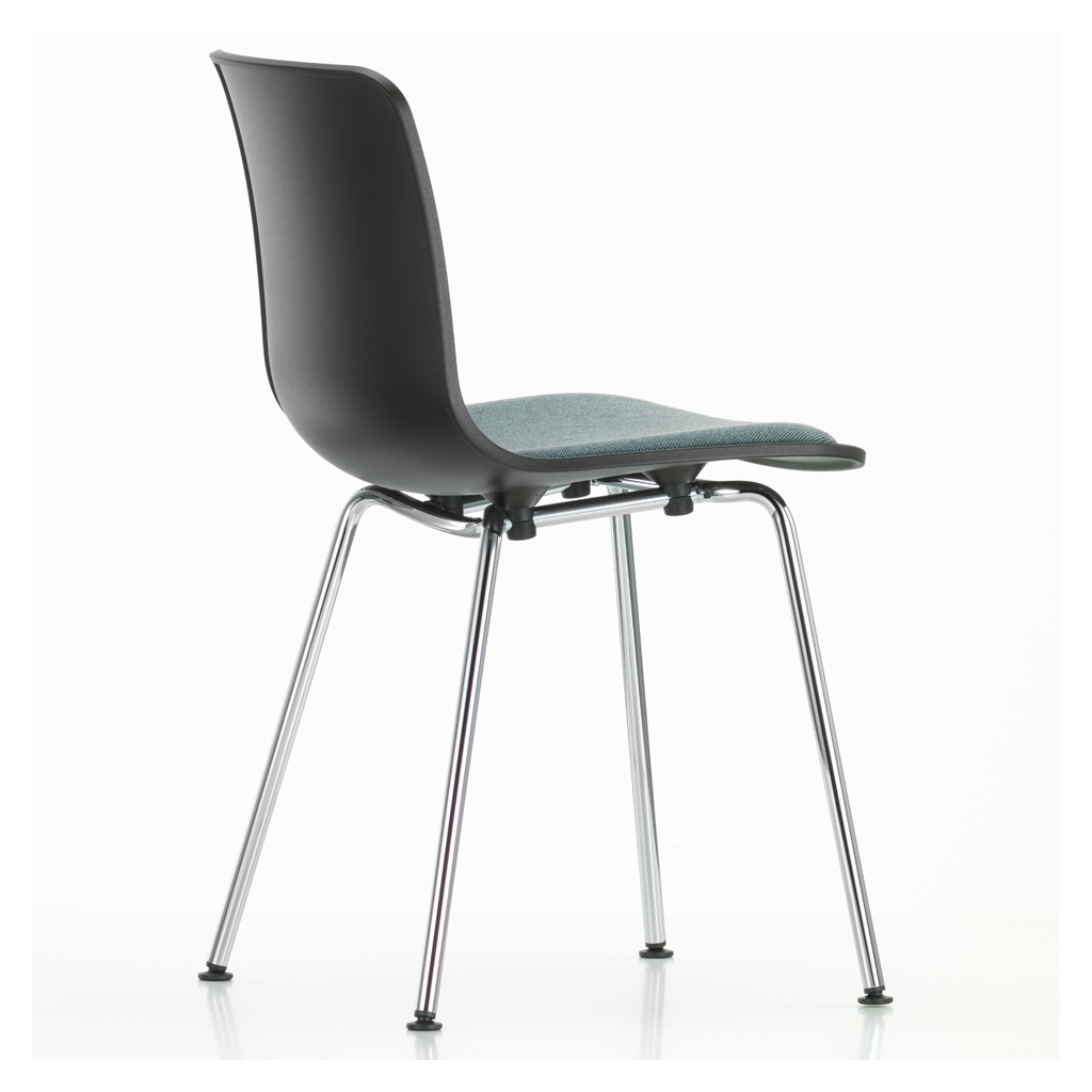 HAL Chair Basic Dark Hopsak Fabric & Chrome – image 3