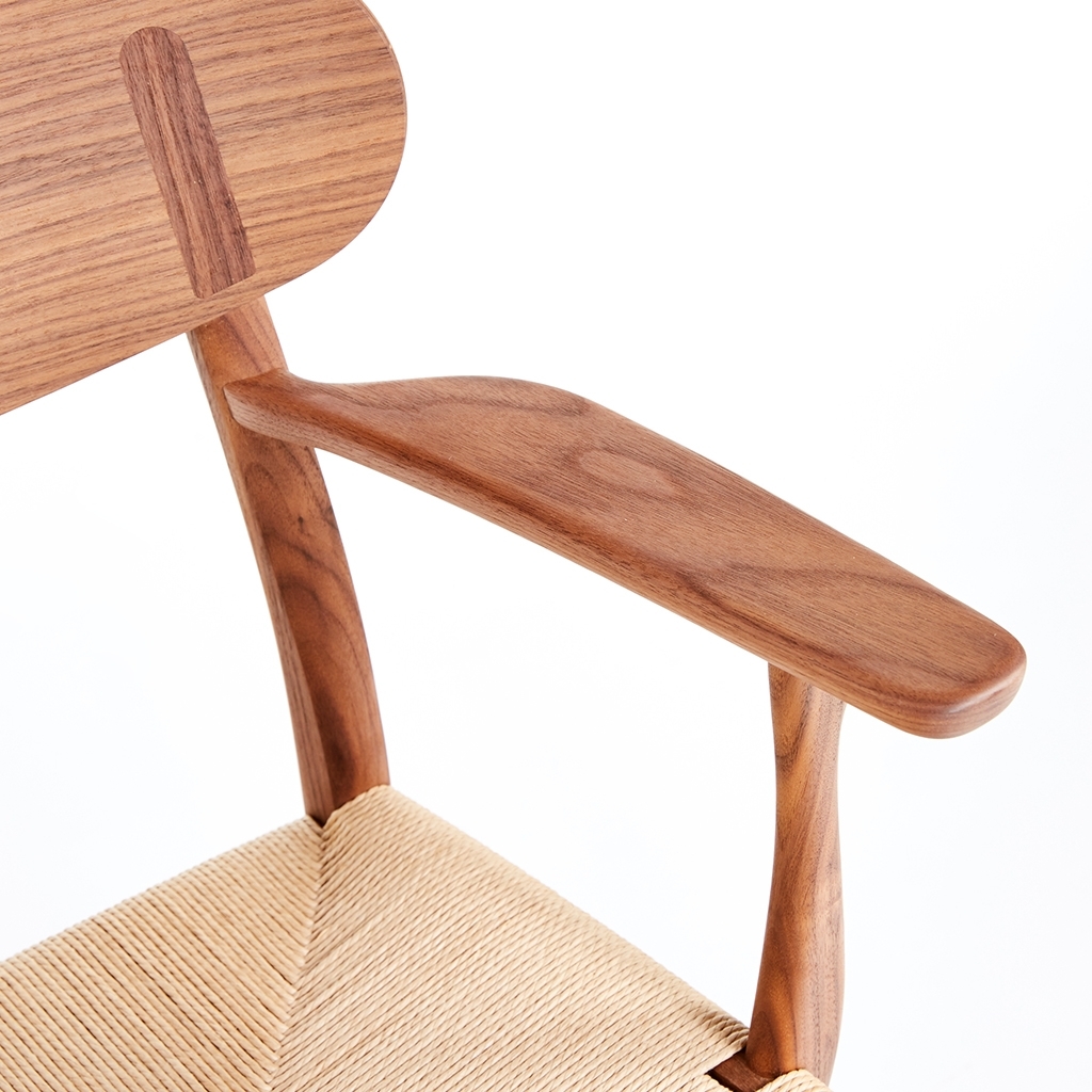 CH26 Chair Oiled Walnut & Natural Paper Cord Seat – image 4