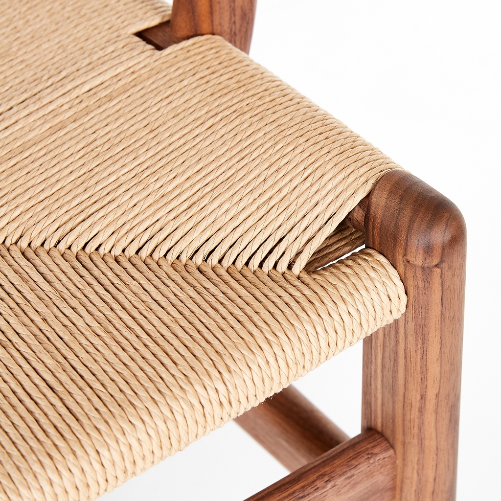CH26 Chair Oiled Walnut & Natural Paper Cord Seat – image 6