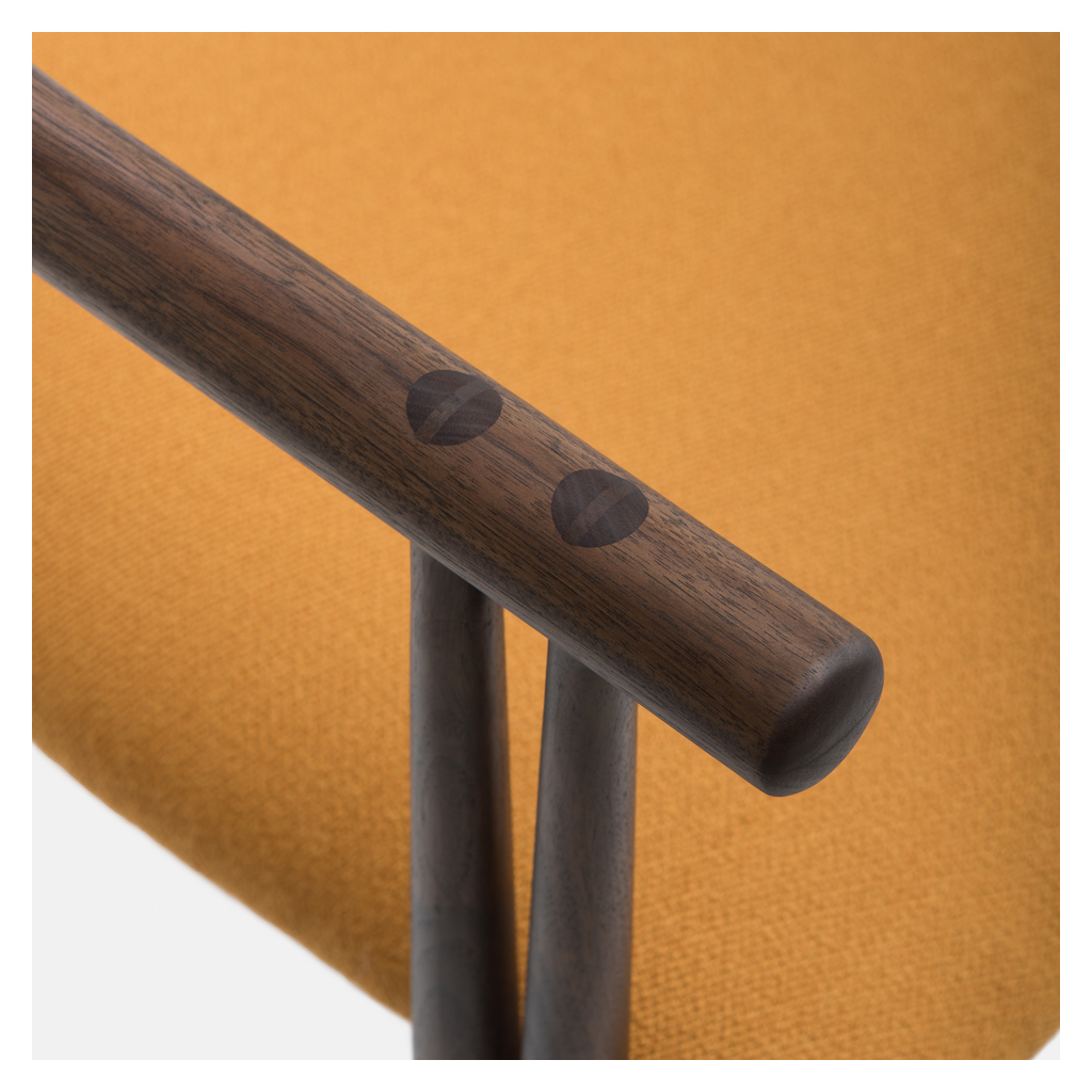 056 Elliot Dining Chair in Black Oiled Walnut – image 4