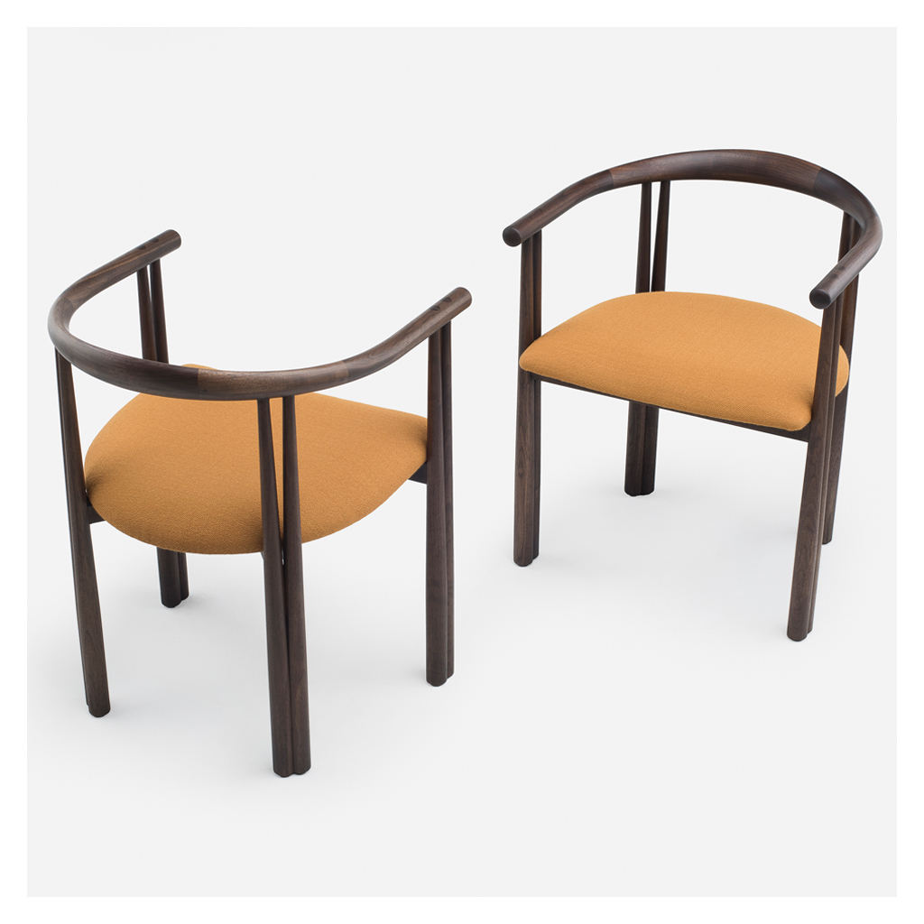 056 Elliot Dining Chair in Black Oiled Walnut – image 9