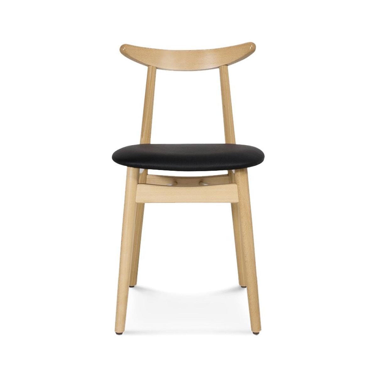 Finn Wooden Dining Chair, Oak & Vintage Black – image 5