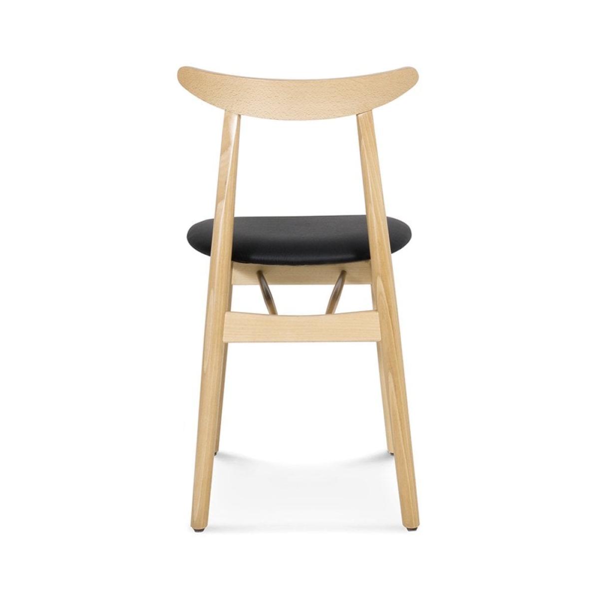 Finn Wooden Dining Chair, Oak & Vintage Black – image 8