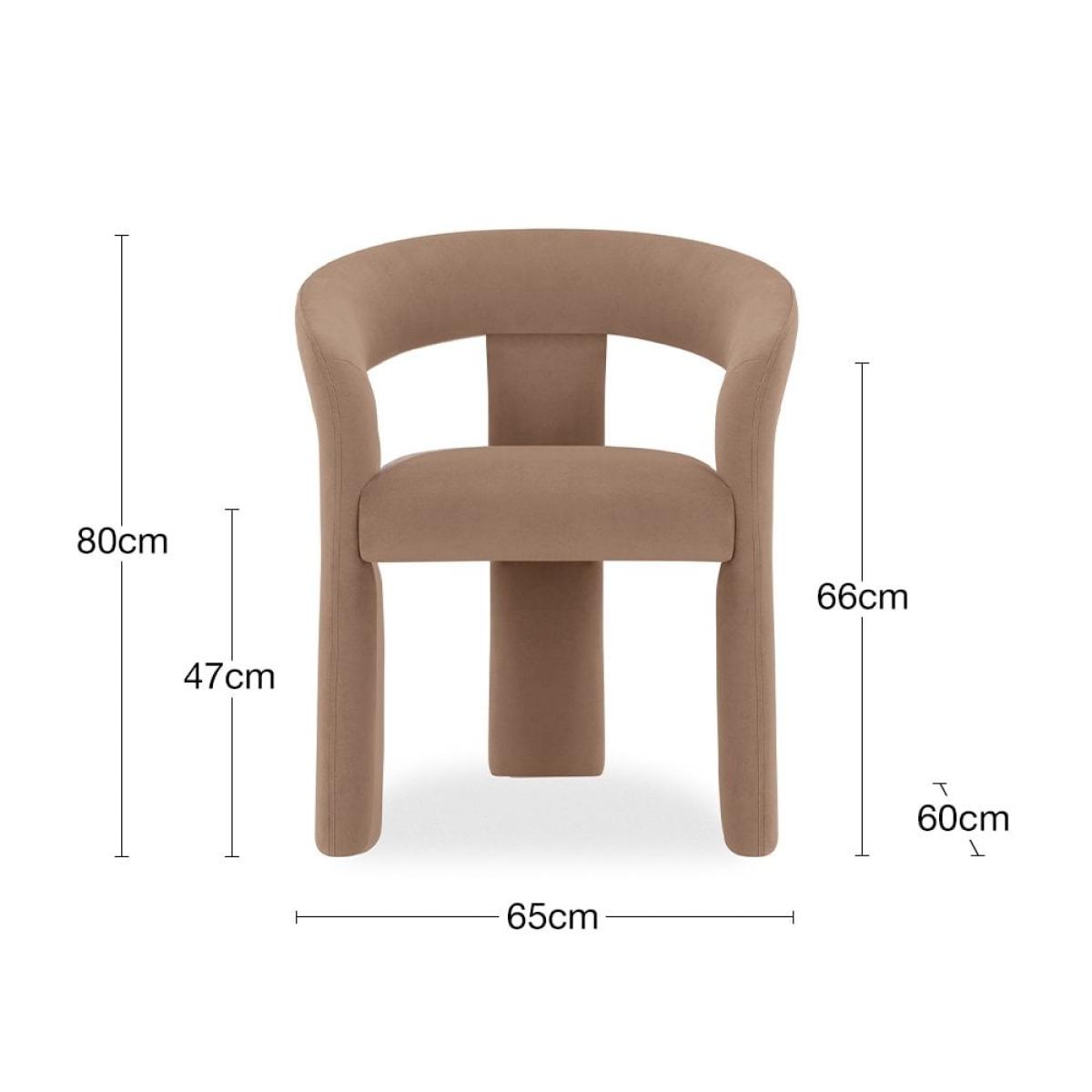 £34 Off Bellamy Carver Dining Chair, Taupe Sustainable Velvet – image 9
