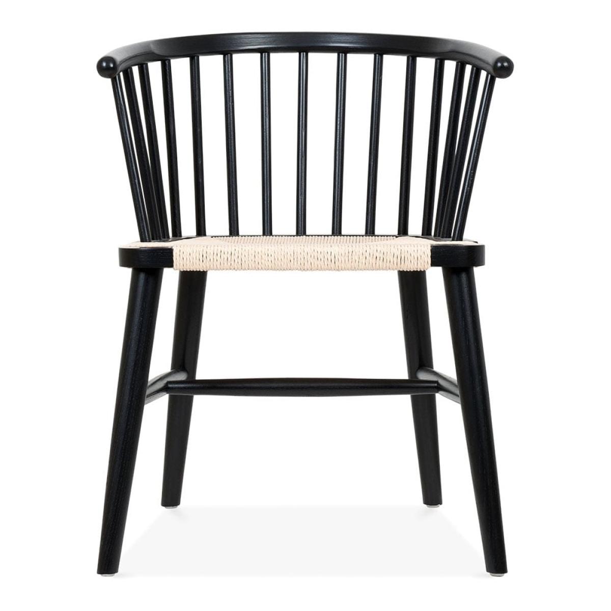 £50 Off Isabella Carver Dining Chair, Natural Rattan & Black – image 3