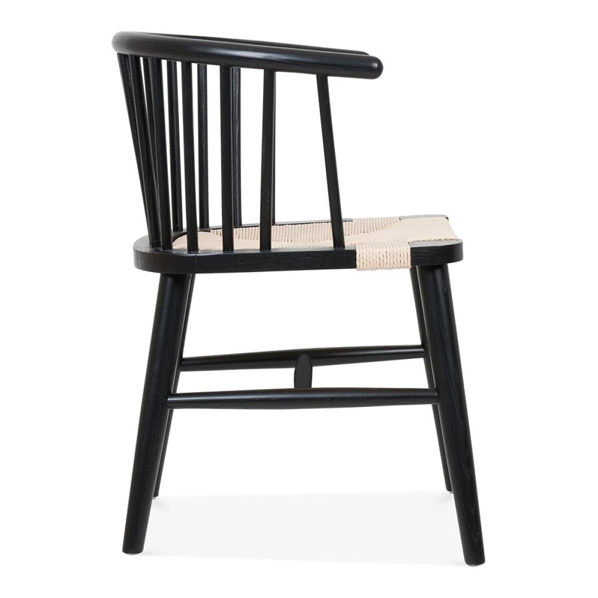 £50 Off Isabella Carver Dining Chair, Natural Rattan & Black – image 4