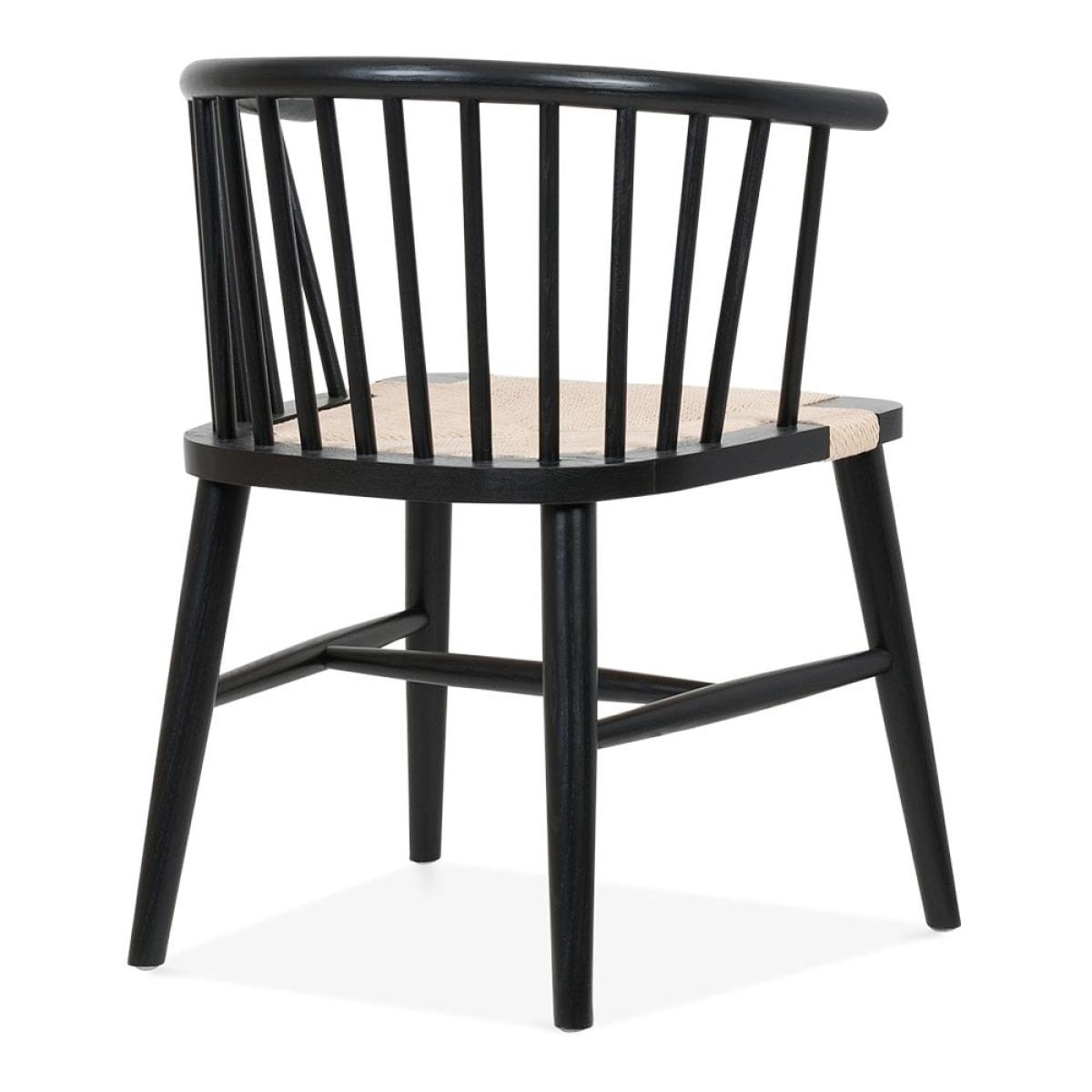 £50 Off Isabella Carver Dining Chair, Natural Rattan & Black – image 5
