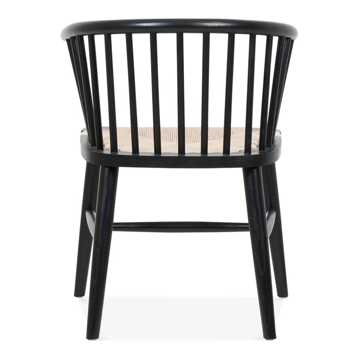 £50 Off Isabella Carver Dining Chair, Natural Rattan & Black – image 6