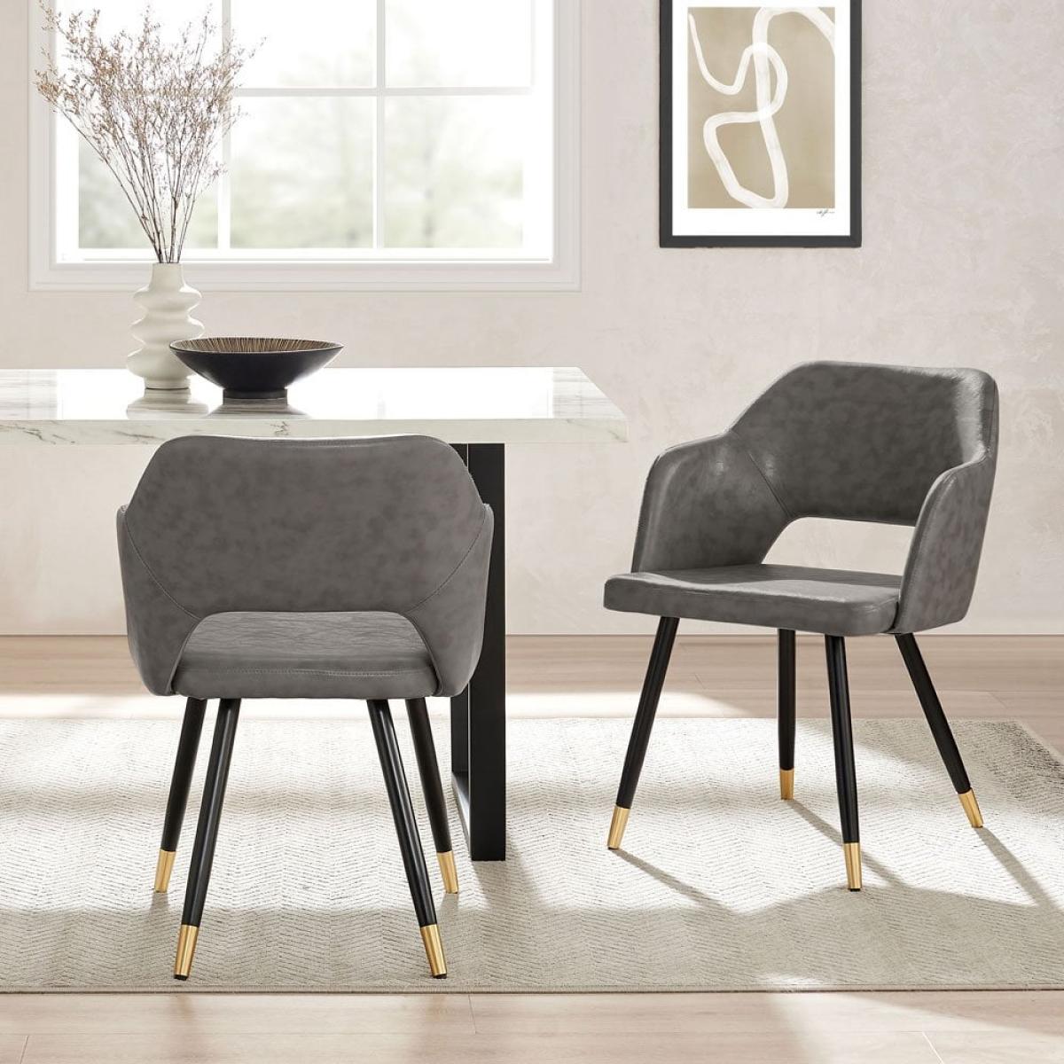 £20  Off   Raven Carver Dining Chair, Grey – image 2