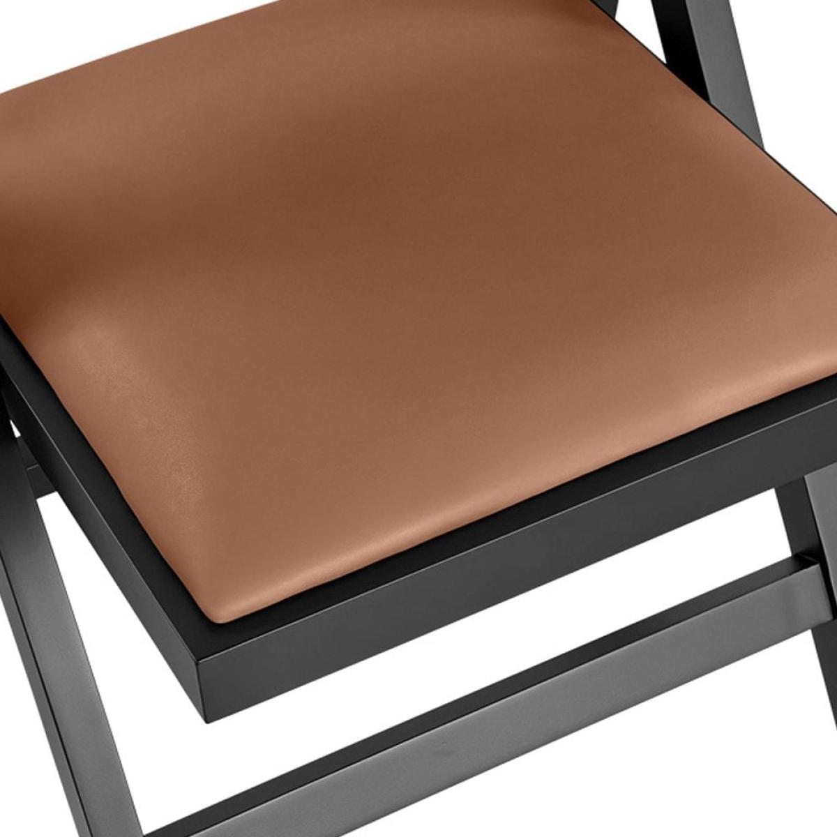 £10 Off Palmer Wooden Folding Dining Chair, Tan & Black – image 8