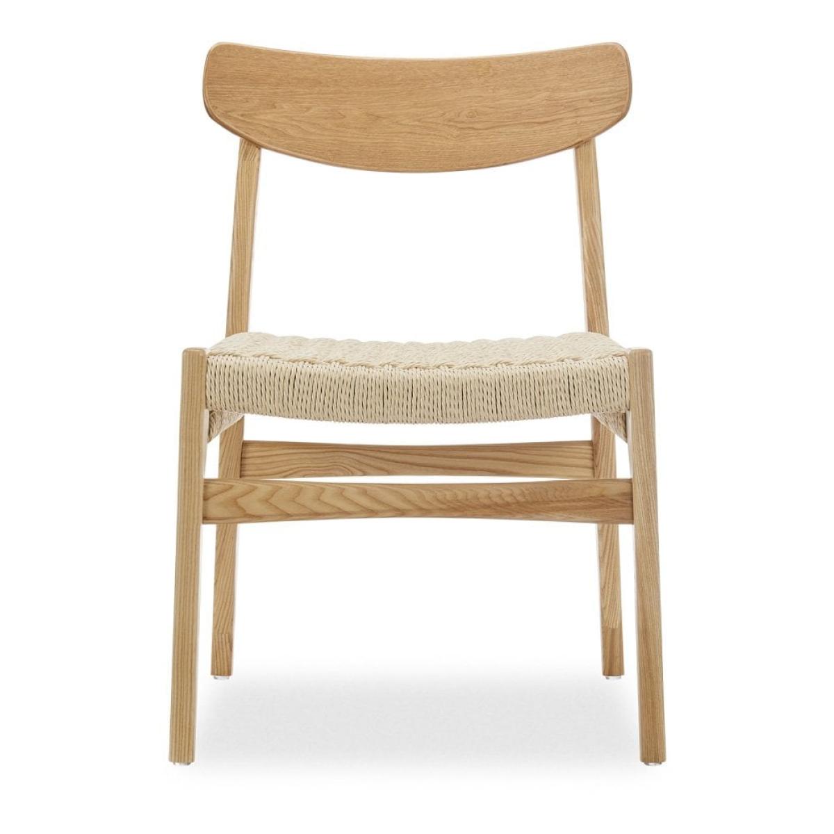 Benedict Dining Chair, Natural Colour: White – image 3