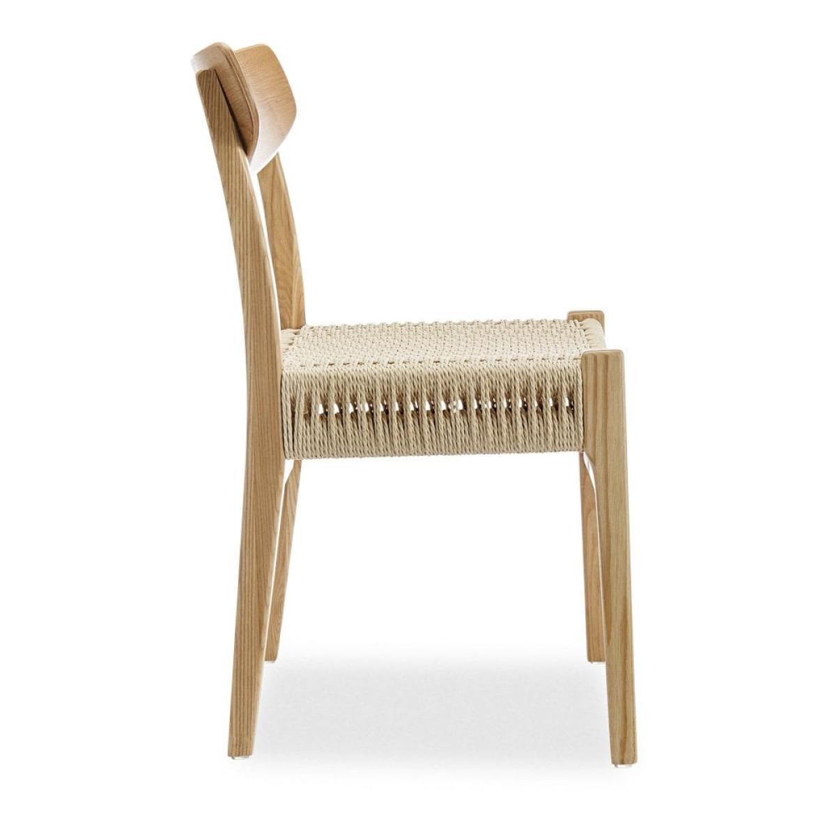 Benedict Dining Chair, Natural Colour: White – image 4