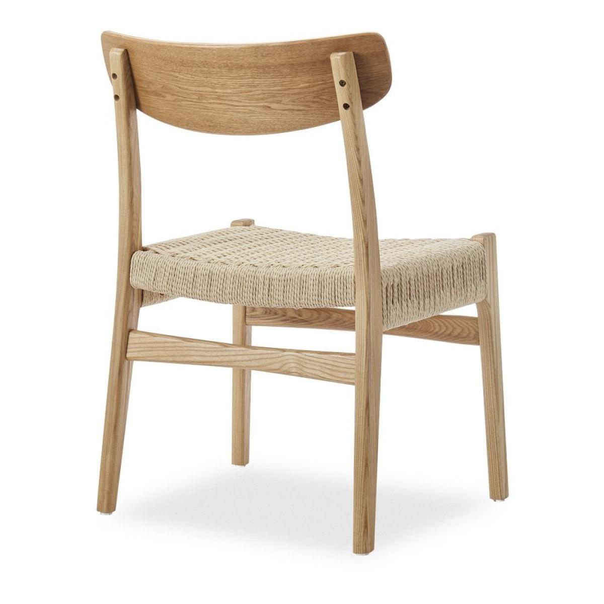Benedict Dining Chair, Natural Colour: White – image 5