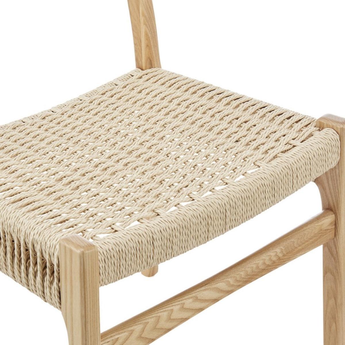 Benedict Dining Chair, Natural Colour: White – image 7