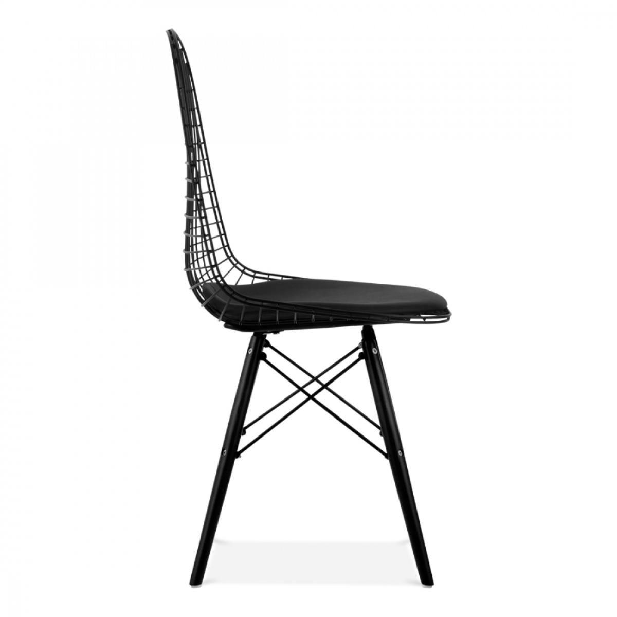 £30 Off Style Wire Chair, Black Leg Style: Black – image 4