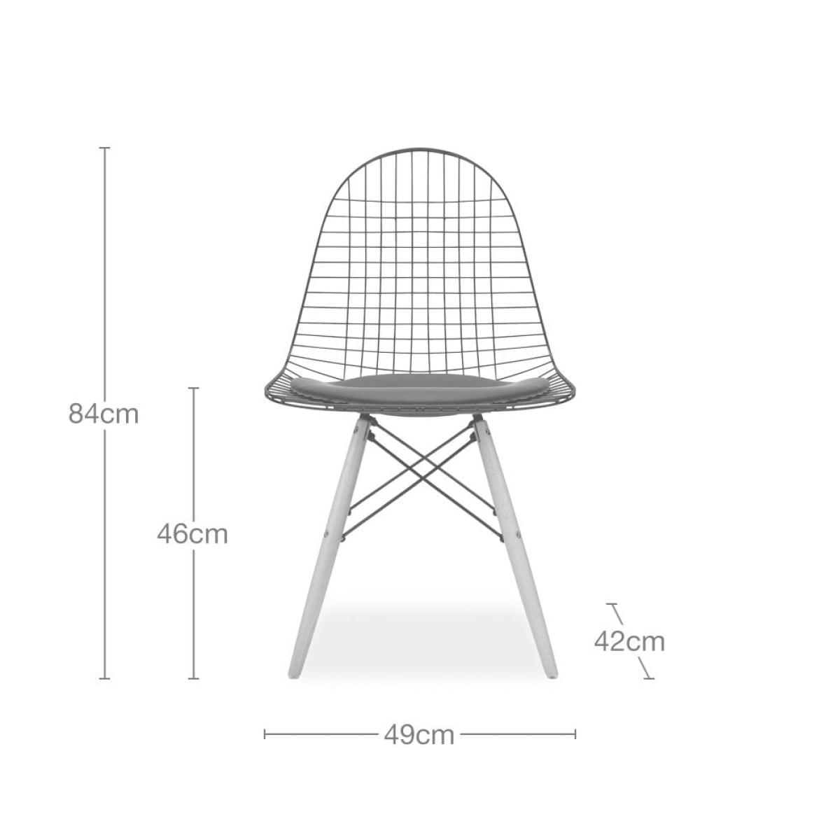 £30 Off Style Wire Chair, Black Leg Style: Black – image 7