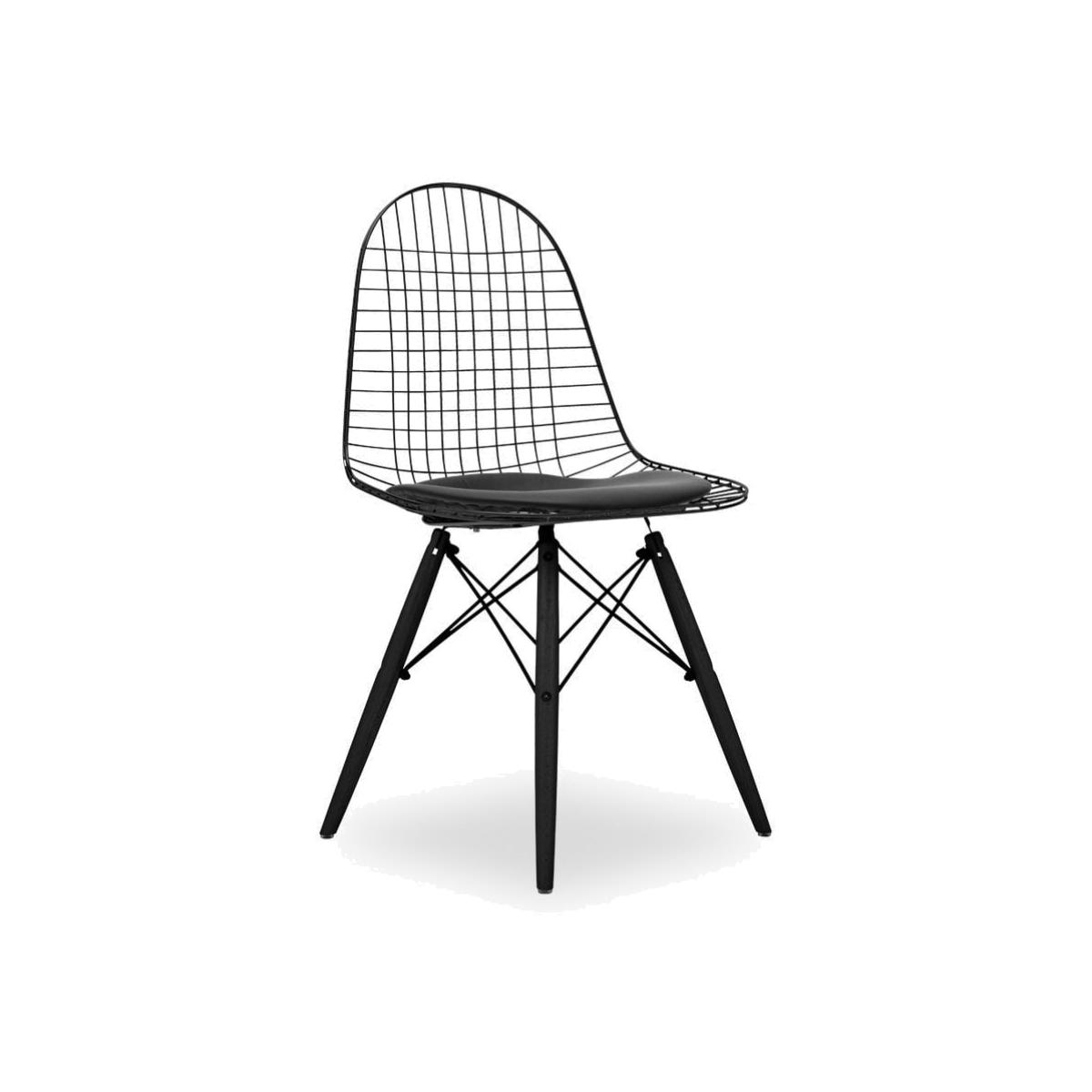 £30 Off Style Wire Chair, Black Leg Style: Black – image 1