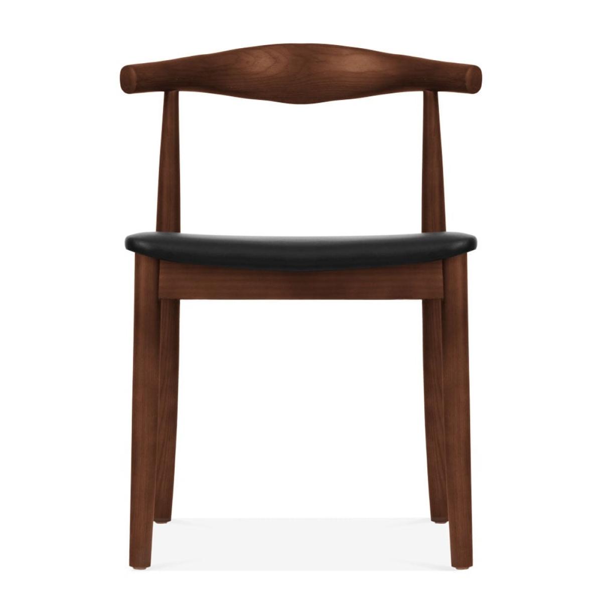 Aalborg Dining Chair, Walnut & Black – image 3
