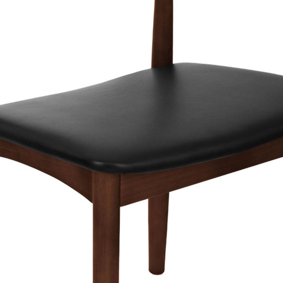 Aalborg Dining Chair, Walnut & Black – image 7