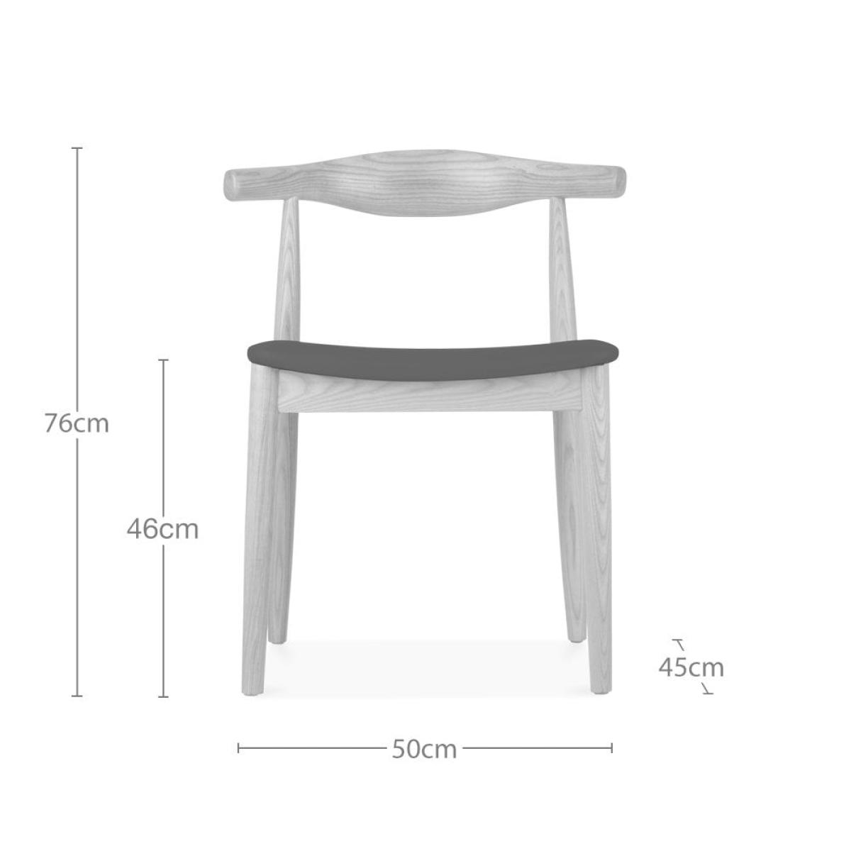 Aalborg Dining Chair, Walnut & Black – image 8