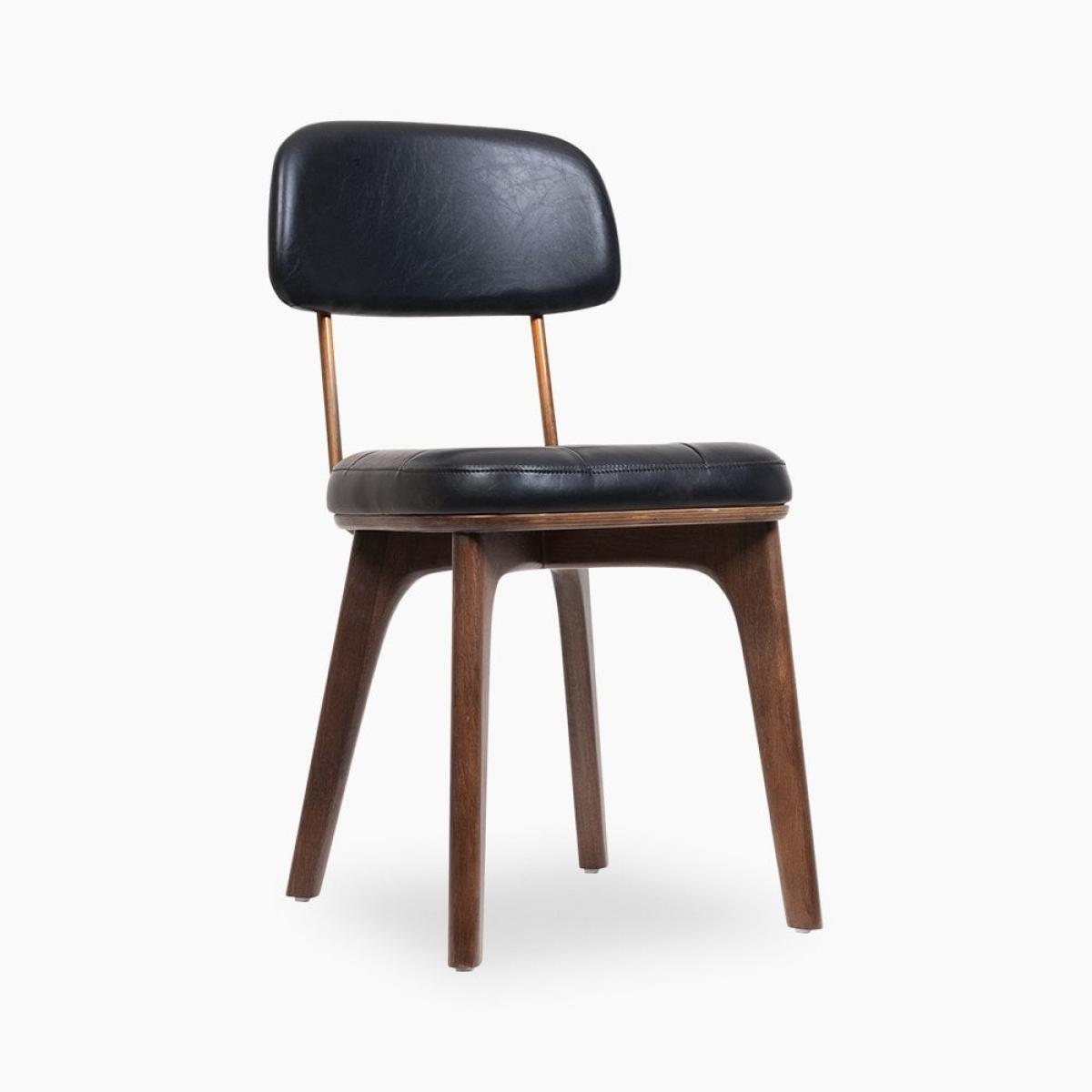Winchester Dining Chair, Black – image 2