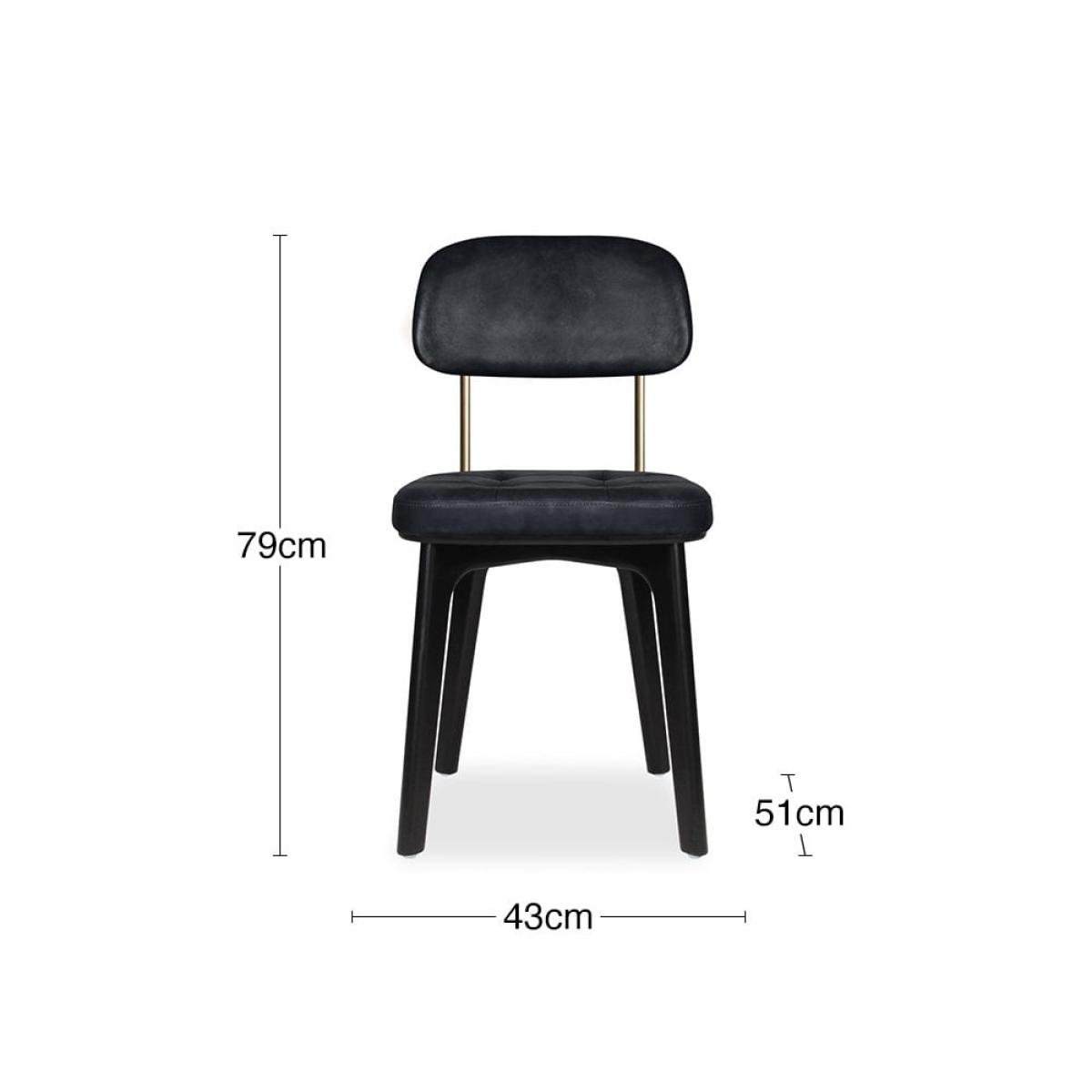 Winchester Dining Chair, Black – image 9