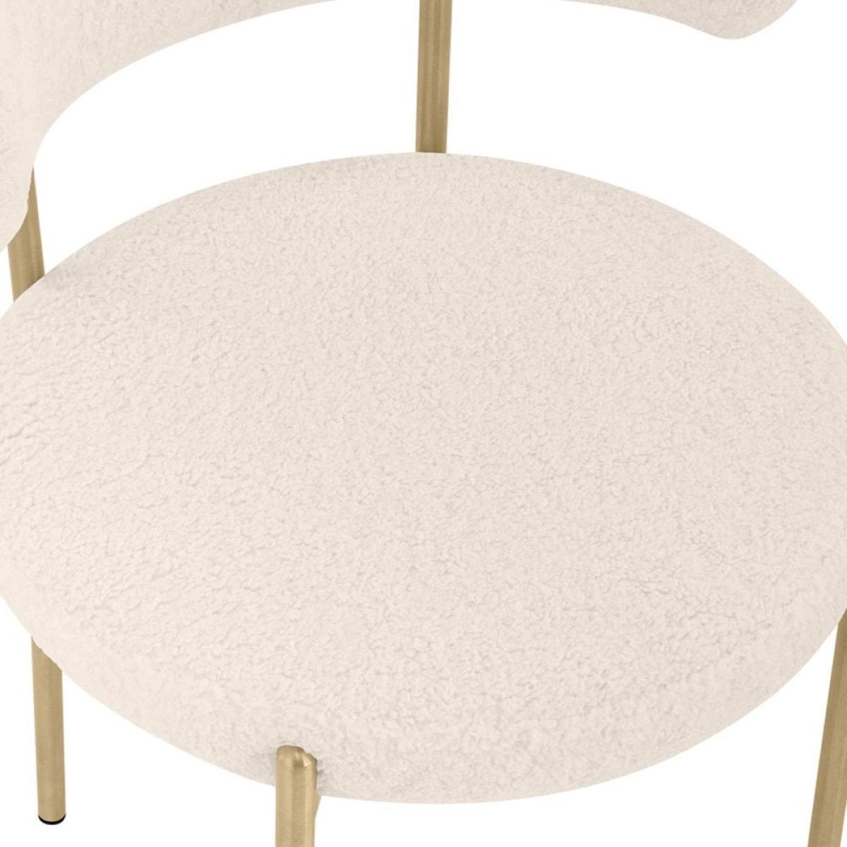 £20 Off Cassie Dining Chair, Ivory White Boucle – image 7