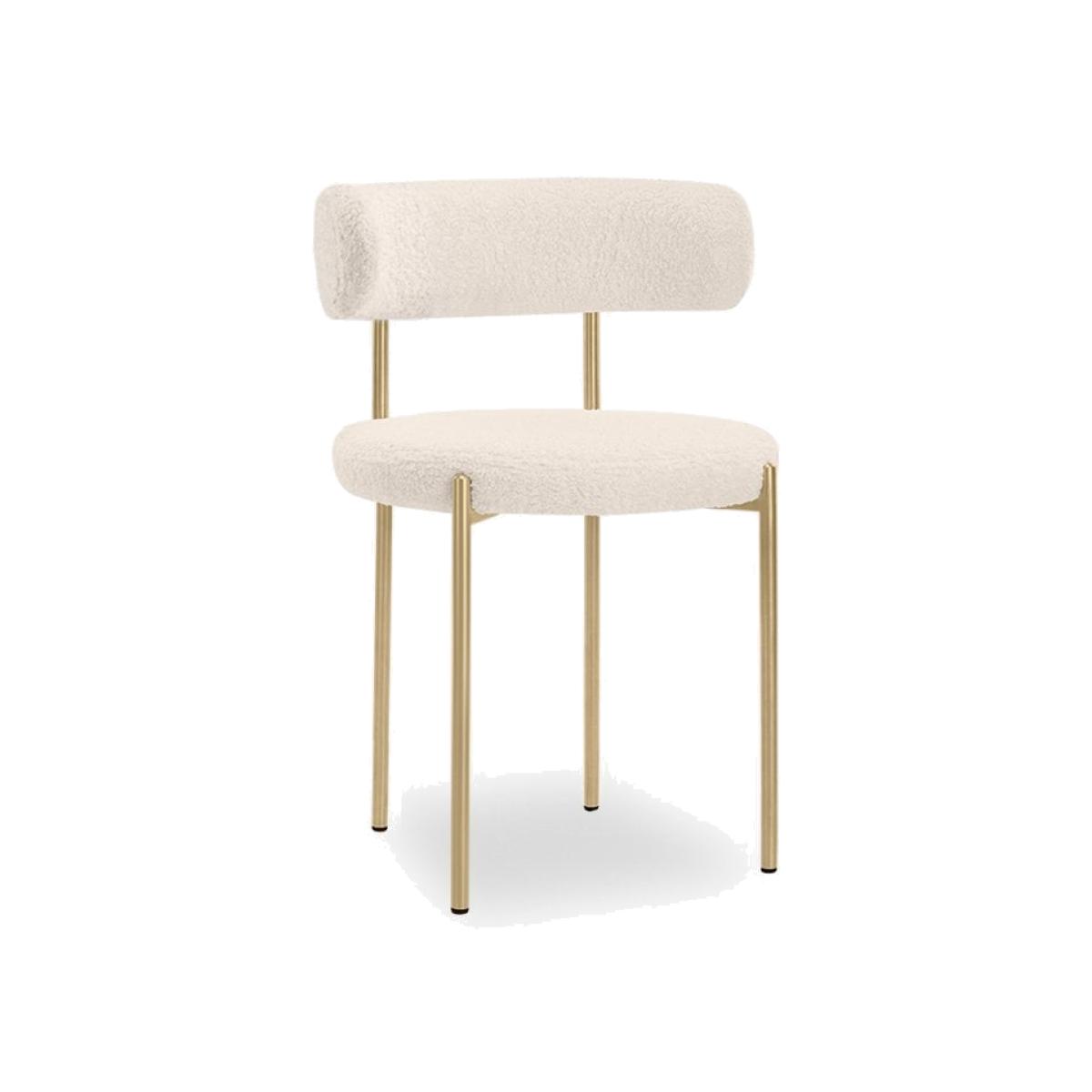 £20 Off Cassie Dining Chair, Ivory White Boucle – image 1